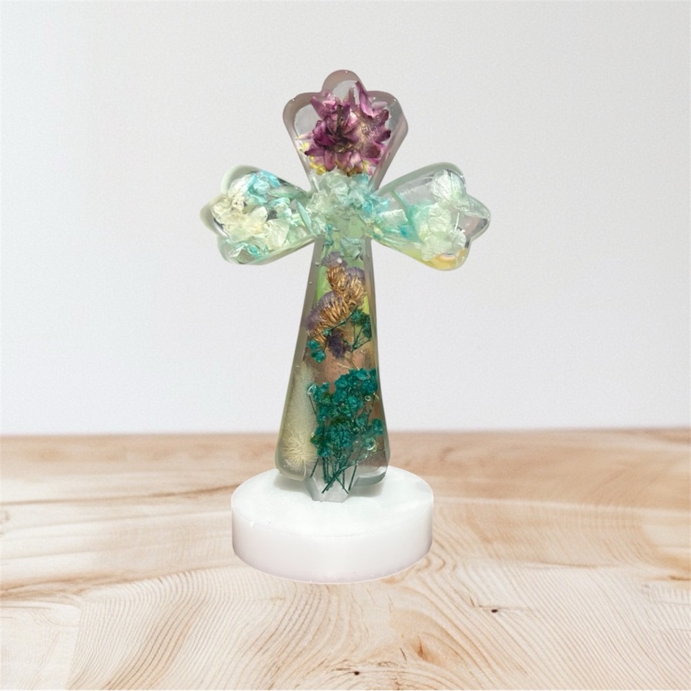 Floral cross